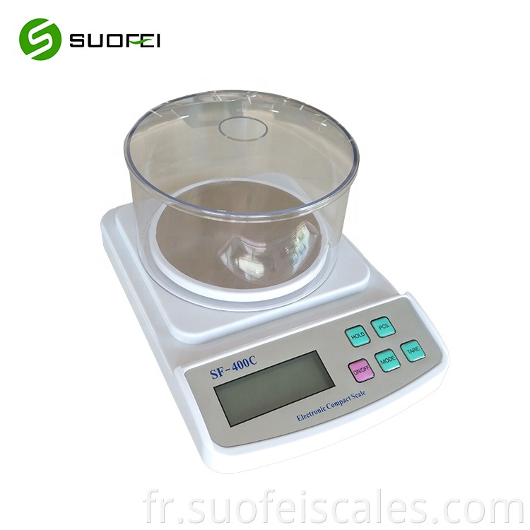 SF-400C Digital Food Scale de pesée de pesée à l'échelle de la plate-forme de cuisine